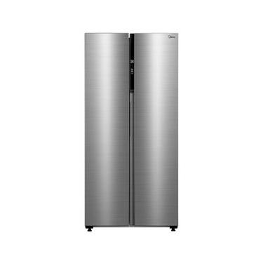 Imagem de Geladeira Side By Side 442L Inverter Cor Inox Conectada Midea