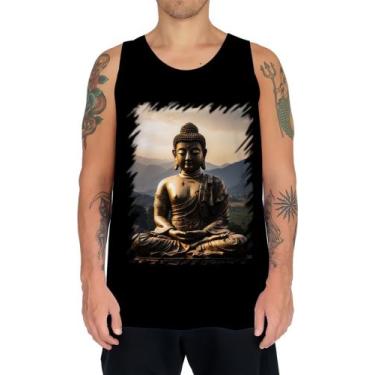 Imagem de Camiseta Regata Estátua de Buda Iluminado Religião 16 - Kasubeck Store