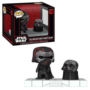 Imagem de Boneco Funko Pop! Deluxe Starwars Kylo E Máscara Darth Vader