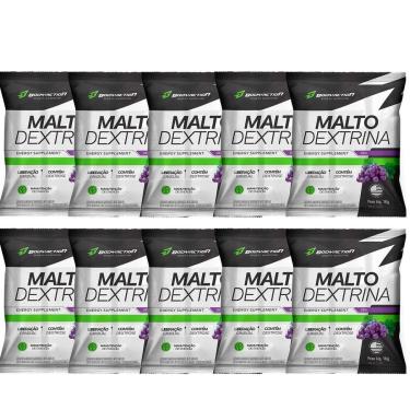 Imagem de Kit 10X Malto Dextrin - 1000g Refil Uva - BodyAction-Masculino