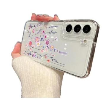 Imagem de Capa Floral Para Celular Samsung Galaxy A57 A37 A17 A56 A16 A36 A26 A5