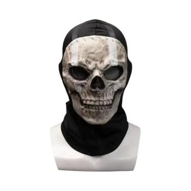Imagem de Máscara De Silicone De Caveira Call of Duty 2 Ghost Face Para Passeios