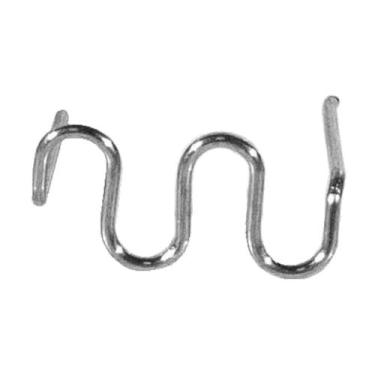Imagem de 50 Grampos Ondulados 0,8mm P/ Pistola de Solda P/ Plástico (647,0001) 