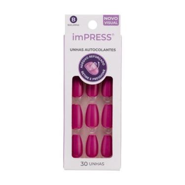 Imagem de Unha Postiça Autocolante imPRESS Bailarina Amethyst - Kiss New York