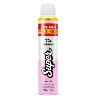 Imagem de Desodorante Aerosol CIMED-SUPER Velvet 72h 250ml