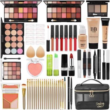Imagem de Kit de Maquiagem NXPPYY para Adolescentes e Iniciantes  Conjunto Prese