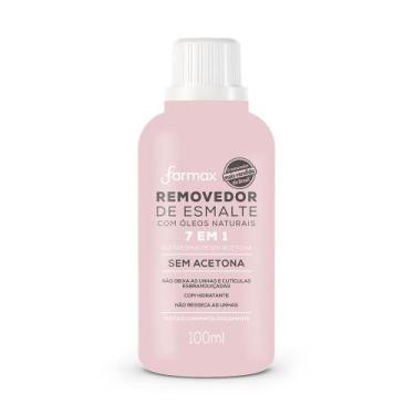 Imagem de Removedor de Esmalte Farmax com Óleos Naturais 7 em 1 Sem Acetona 100m