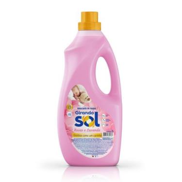 Imagem de Amaciante de Roupas Girando Sol 2 Litros Fragrâncias:Rosas e Lavanda