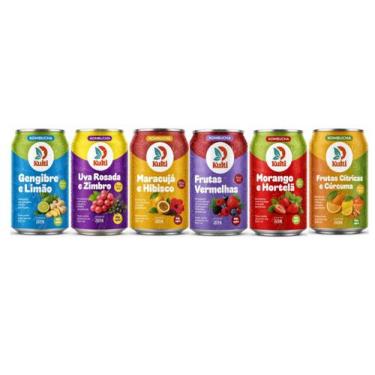 Imagem de Pack 12 Kombucha MIX surpresa latas 269mL Kulti