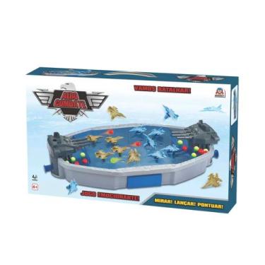 Imagem de Jogo Infantil Aero Combate Derruba Aviões com Lançadores 4+ Anos Brask