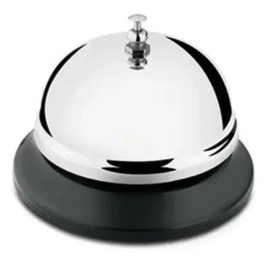 Imagem de Campainha De Mesa Sino Sineta Recepção Restaurante Balcão
