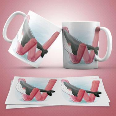 Imagem de Caneca Personalizada Infantil Letra W