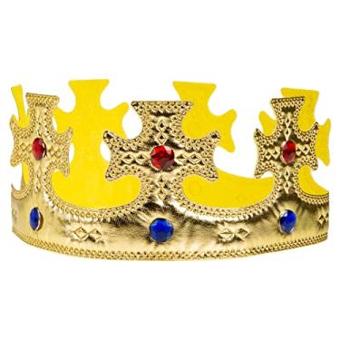 Imagem de Tiara Bonés De Rei Coroas De Aniversário Para Crianças Coroa Dourada Do Rei Coroa De Aniversário Coroa De Do Rei Coroa De De Rei Príncipe Real Cabelo Pano Bebê Tritão