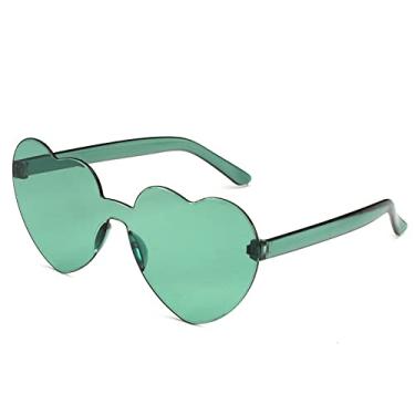 Imagem de Candy color heart shape ocean personality glasses sunglasses Sunglasses,10,China