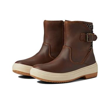 Imagem de Merrell Holly 2 Buckle Waterproof Boots for Women - Canvas Textile Lining, Inside Zipper, and Buckle DetailingTobacco 5.5 M