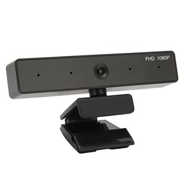 Imagem de Vbestlife Câmera Web, HD 1080P USB 96 graus ângulo computadorizado, recolhimento de som estéreo USB Laptop Webcam, Webcam para salas de aula online jogos de transmissões ao vivo