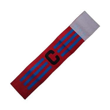 Imagem de Braçadeira de Futebol Faixa de Capitão Cores Variadas Envio Imediato (Bordô)