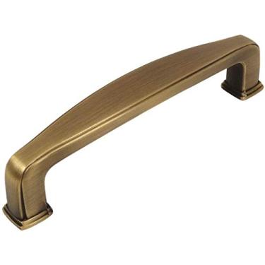 Imagem de Pacote com 25 – Puxador moderno de bronze antigo escovado 4390BAB – 9 mm de orifício