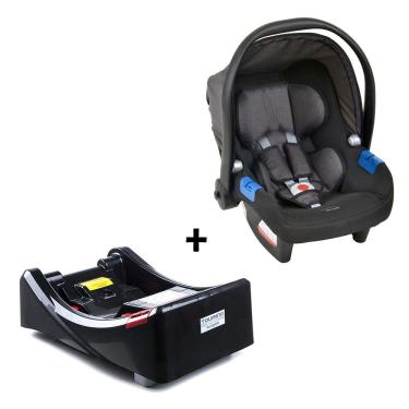 Imagem de Conjunto Bebê Conforto com Base para Carro Burigotto Touring X de 0 até 13 Kg Preto Mesclado