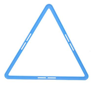 Imagem de Anéis de treinamento de agilidade de velocidade futebol basquete equipe de ajuda de prática de esportes físicos círculo de casa academia ao ar livre kit de treinador para quintal parque 6 peças, azul, 48 cm