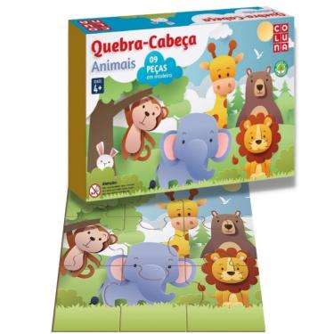 Kit 3 Jogos Infantil Quebra-Cabeca Animais Brinquedo Criança - Pais e  filhos - Quebra Cabeça - Magazine Luiza