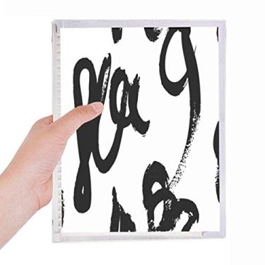 Imagem de Caderno de texturas pinceladas Graphic Sense para diário de folhas soltas recarregável