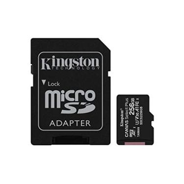 Imagem de SDCS2256GB - Cartão de memória microSD Kingston de 256GB Canvas Select Plus - Leitura: 100MBs - Classe 10 com adaptador SD