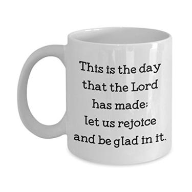 Imagem de Caneca de café This Is the Day the Lord Has Made - Caneca de café de cacau quente divertido - Ideia de de Natal