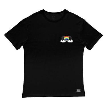 Imagem de Camiseta Grizzly Over The Rainbow Sm23 Masculina Preto