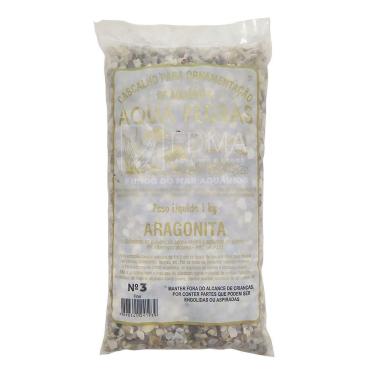 Imagem de Substrato Aqua Pedras Aragonita N°3 -1kg Aquários e Jardins