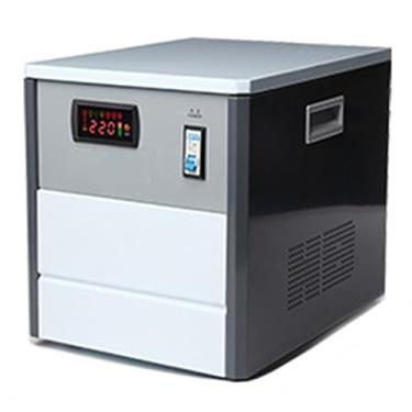 Imagem de Estabilizador Automático de Tensão, Estabilizador de Corrente LCD de Uso Doméstico Monofásico Estabilizador de Alta Precisão Estabilizador de Fonte de Alimentação, Branco, 10000VA