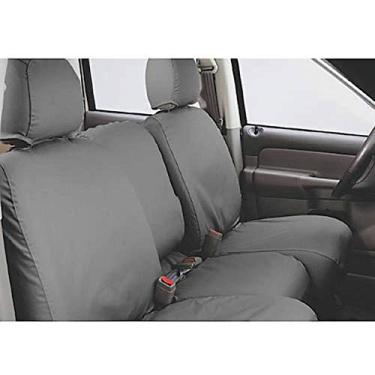 Imagem de Covercraft SS3439PCGY SeatSaver Protetor de Assento Personalizada para Chevrolet Silverado 1500GMC Sierra 1500 modelos - polialgodão (cinza)