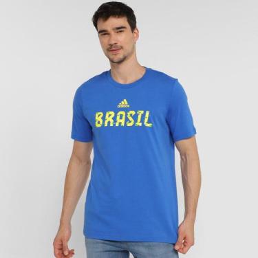 Imagem de Camiseta Adidas Fan Wear Brasil Masculina