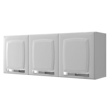 Imagem de Armário Multiuso 3 Portas Aço Itatiaia Rose Branco Neve