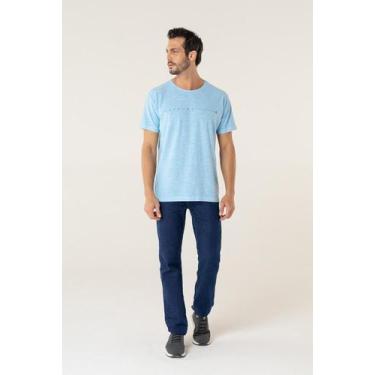 Imagem de Camiseta Daniel Slim Flamê Stonada - Azul Mr.Kitsch