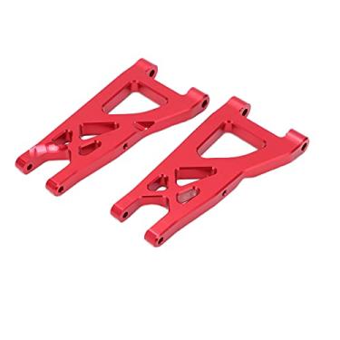 Imagem de Braços de suspensão dianteira RC, braços oscilantes dianteiros de alumínio RC duráveis ​​para Typhon para granito para ARRMA Senton(vermelho)