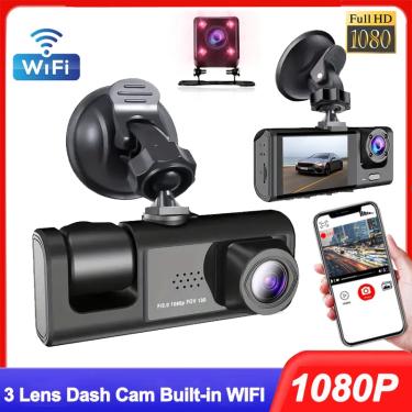 Upgrade AZDOME Car DVR M550 Pro Dash Cam 4K 5.8Ghz WiFi 2 or 3 Cameras  Front/Cabin/Rear Cam GPS Night Vision Parking Monitor