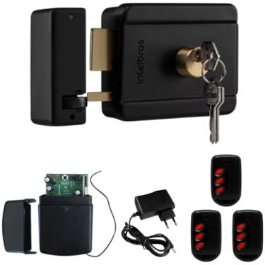 Imagem de Kit Fechadura Elétrica Intelbras S/Fio Aciona pelo Controle