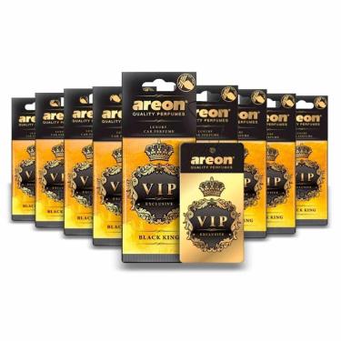 Imagem de Aromatizante Areon Vip Exclusive Black King - 9 Peças - Perfume Automotivo Odorizador C...
