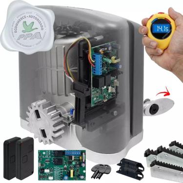 Imagem de Kit 1 Motor Ppa Dz Rio Turbo 4m Crem 2 Control Portão 400kg