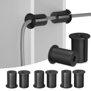 Imagem de ELFCULB Kit de roteamento de cabos Starlink, ilhós de parede Starlink para orifício de parede de 2,5 cm, cabo Starlink de alimentação através de buchas, bucha de parede para cabo Ethernet Starlink,