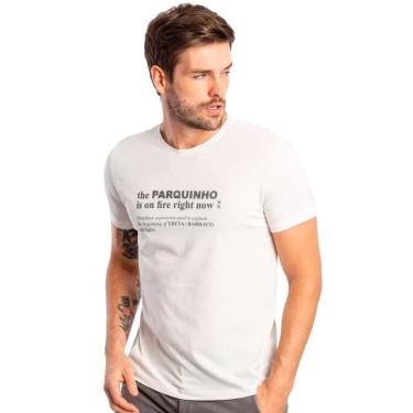 Imagem de Camiseta Sergio K Masculina Fogo no Parquinho Off White-Masculino