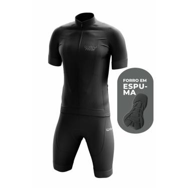 Imagem de Conjunto de Ciclismo Masculino Profissional Camisa+Bermuda com Forro em Gel Pro-Masculino
