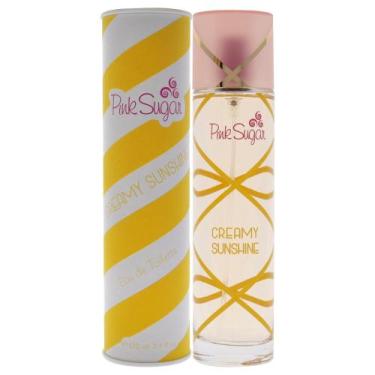 Imagem de Perfume Cremoso De Açúcar Rosa Edt Spray 3.113ml - Aquolina