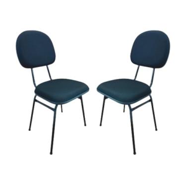 Imagem de HENVIFER, Kit 2 Cadeiras Secretária Estudos Sala, Quarto, Casa reunião