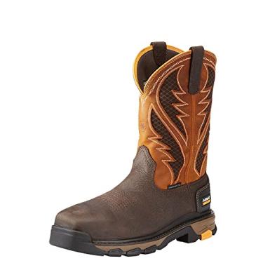 Imagem de Bota de trabalho masculina Ariat Intrepid Venttek Composite Toe, Bruin Brown/Sassy Orange, 12