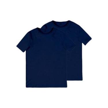 Imagem de Kit com 2 Camisetas Masculina Hering 299 Cinza-Masculino