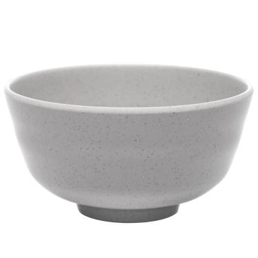 Imagem de Bowl Melamina Ceviche Shimeji 350ml Cinza Lyor Tóquio Granilite Tigela Redonda Oriental