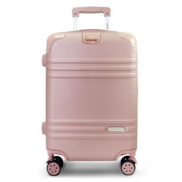 Imagem de Mala de Viagem de Bordo Rose Elite 10kg - Padrão ANAC Rígida em ABS 4 Rodas Duplas 360° Cadeado Numérico Integrado Leve e Resistente