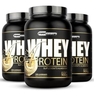 Imagem de Combo 3 Unidades - Whey 4 Protein 900g - Pro Corps (900g, Leite Condensado)